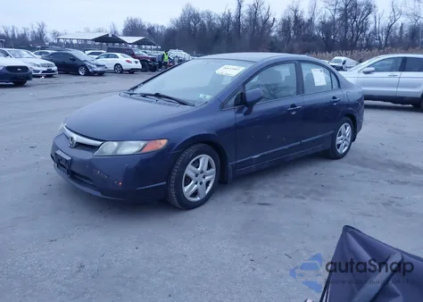 2008 Honda Civic Lx z USA, uszkodzony, nr VIN 1HGFA16598L042128